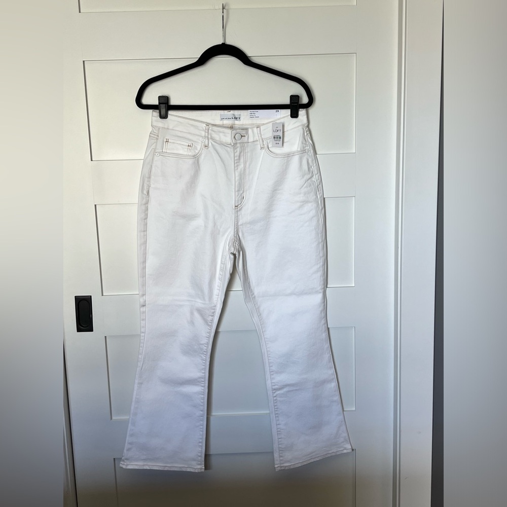 NWT Loft kick crop jeans - size 29/8